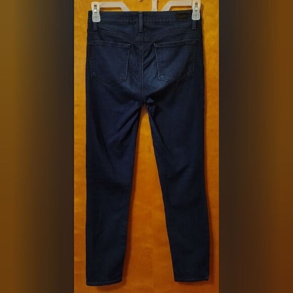 Paige Verdugo Ankle Jeans Dk Blue Sz 27 - Picture 3 of 7